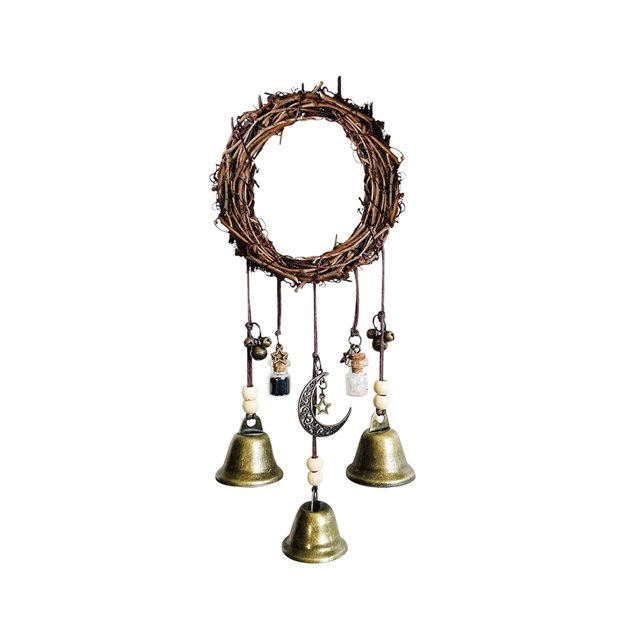 Naiovety Carillón de viento, repuesto portátil, colgante decorativo, puerta de casa, ventana, puerta, aleación de Zinc, campana de viento de Decoración del hogar