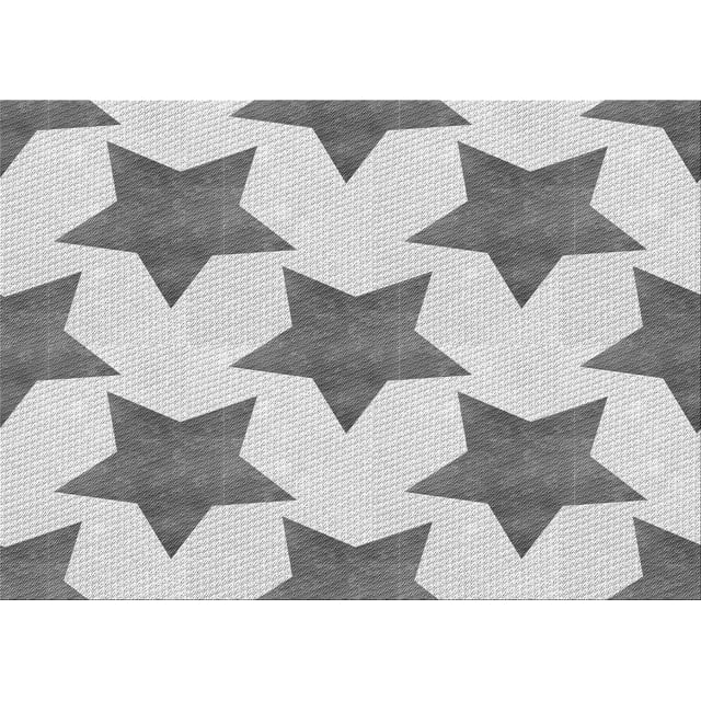Ahgly Company Machine Washable Indoor Rectangle Transitional Platinum Gray Area Rugs, 2' x 4'
