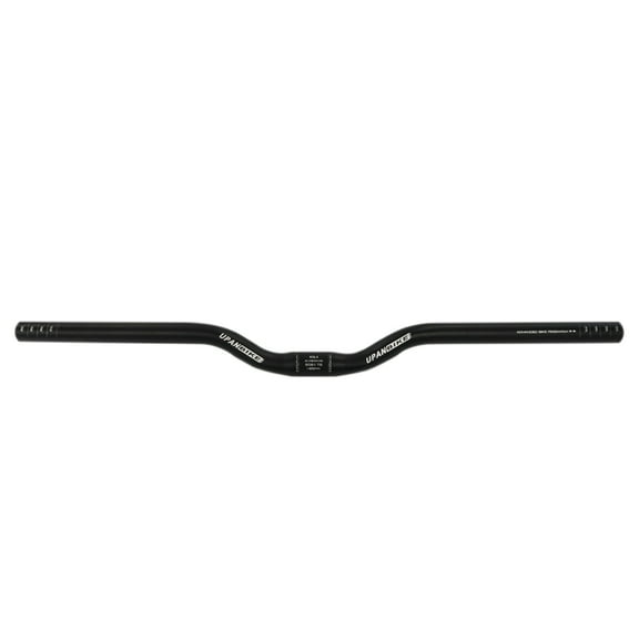 Upanbike Mountain Bike Handlebar MTB Riser Bar, Diameter 25.4mm, 23.6inch (600mm), 30mm Riser, Black