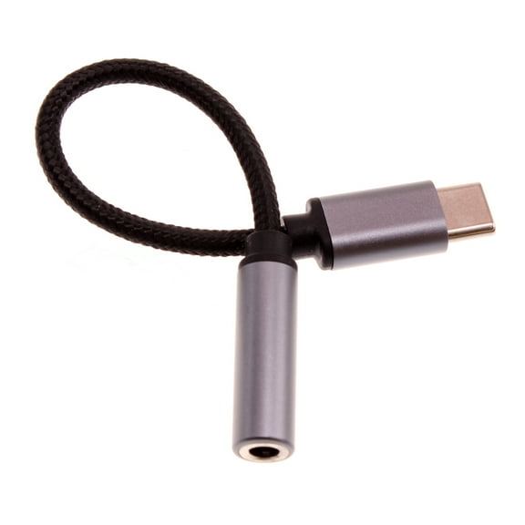 USB-C Earphone Adapter Headphone Audio Jack for Samsung Galaxy A24/A25 5G/A34 5G/A35 5G/A54 5G/A55 5G - Port Converter 3.5mm Female to USB-C Male Adaptor Mic Support