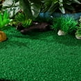 thumbnail image 4 of HEANUJJ Aquatic Artificial Grass Turtle Tank Basking Platform Turf Green 1Pcs, 4 of 6