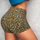 thumbnail image 4 of Fotbe Leopard Shorts Sin Costuras – Shorts Deportivos de Cintura Alta para Mujer, Elásticos para Gimnasio, Yoga, Running o Ciclismo-Large, 4 of 8