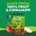 thumbnail image 5 of GoGo squeeZ No Sugar Added Apple Cinnamon Applesauce & Fruit Puree Pouches, 3.2 oz (10 Pack), 5 of 17