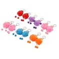 thumbnail image 3 of Plush Doll Keychain, Soft Mix Color Children Toy Decorative DIY Gift Cute Keyring Pendant 12pcs  for 7 To 14 Years Old for Backpack, 3 of 8