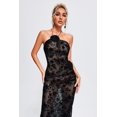 thumbnail image 2 of Vestido Vallea Floral Halter Maxi para mujer, 2 of 6