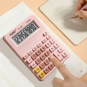Calculator Scientific Calculators For Elementary School Mathematics Textbook Synchronous Computer 10 Digit Display Portable Desktop Silent Battery Model