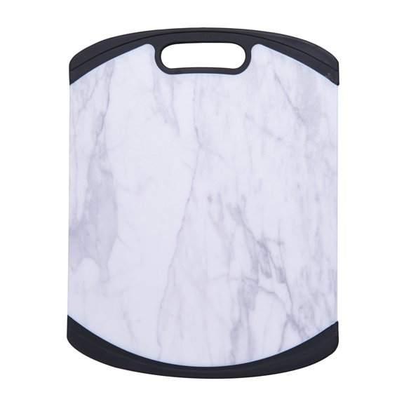 Farberware 11 x 14-inch Marble Pattern Nonslip Poly Cutting Board