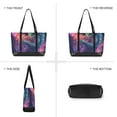 thumbnail image 6 of FORMRS Canvas Laptop Tote Bag for Women with 15.6" Computer Compartments Shoulder Handbag, Space Astronaut, 6 of 7