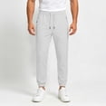 thumbnail image 4 of cfhntfmh Mens Casual Joggers Pants Elastic Waist Drawstring Workout Pants with Pockets Loose Athletic Pants (Gray,X-Large), 4 of 7