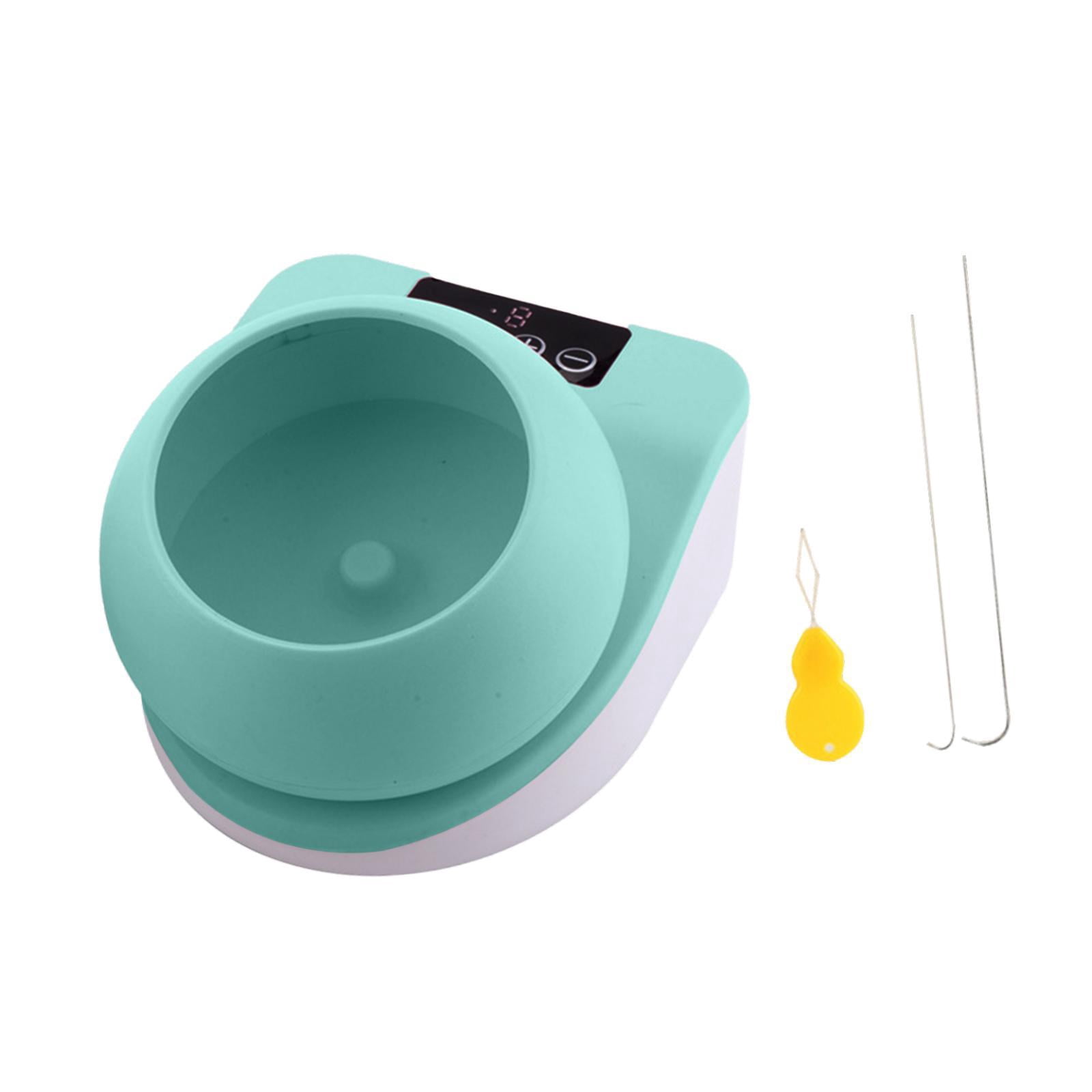 Milageto Automatic electric bead stringing machine, for efficient clay bead stringing, Green