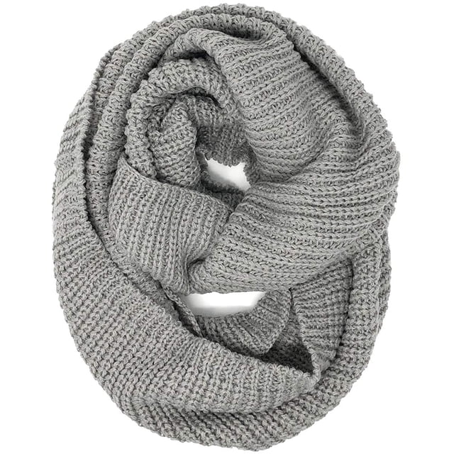 Thick Knitted Winter Warm Infinity Scarf