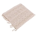 thumbnail image 4 of 3X Elegante Toalla de Mesa Larga de Macramé de Encaje de Ganchillo Crema Con Borlas para Decoración de Boda Rústica Y Decoración de Mesa de Granja, 4 of 10