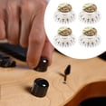 thumbnail image 5 of 4 Pieces Guitar Knobs Universal Speed Control Stylish Abalone Hat Style for Electric Guitar Bass Players, 5 of 5