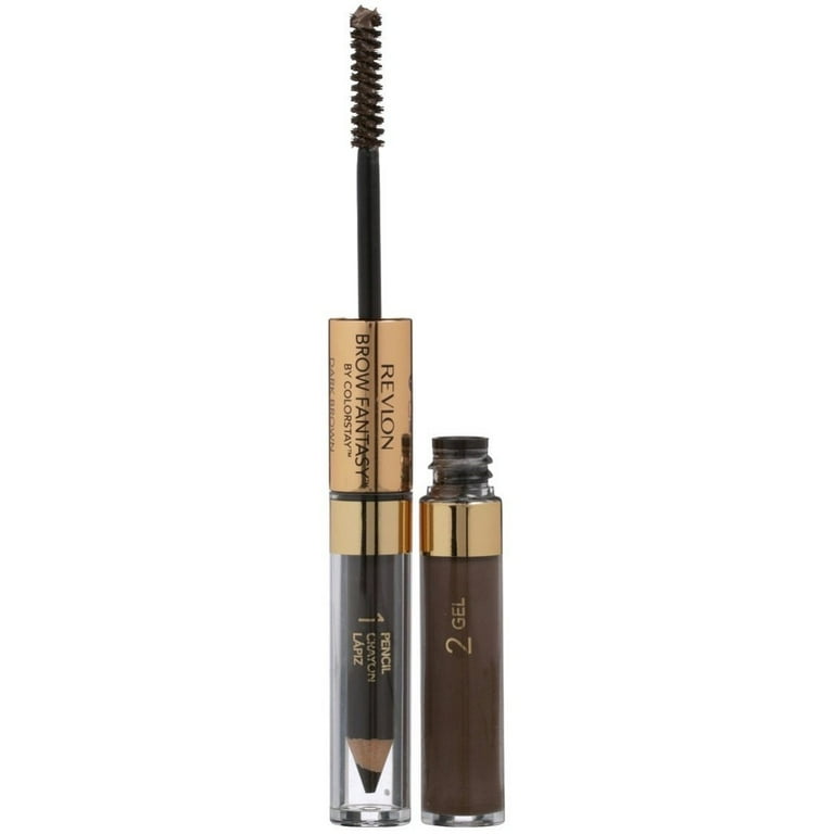 Revlon brow fantasy pencil deals and gel dark brown