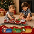 thumbnail image 5 of Dimoarch Christmas Toys for Kids 1 2 3 Year Old, Christmas Train Set for Toddlers, Electric Train Set with Steam, Light & Music, Gifts for Boy Girl, 5 of 8