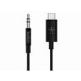 thumbnail image 4 of Belkin F7U079BT03-BLK Rockstar 3.5 mm Audio Cable with USB-C Connector, 4 of 5