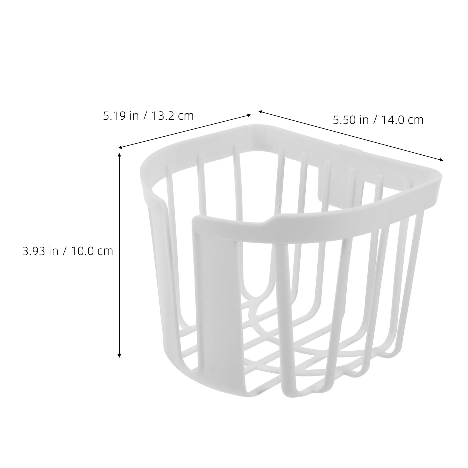 HINTRMENT 4pcs Outdoor Balcony Orchid Pot Container White Plastic Rustic Design Easy Maintenance
