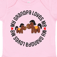 thumbnail image 4 of Inktastic Grandpa Loves Me Grandchild Horse Boys or Girls Baby Bodysuit, 4 of 5