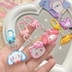 thumbnail image 3 of Lindo llavero Sanrio Hello Kitty melodía dulce Kawaii auricular funda bolsa colgante Pochacco exquisito llavero para niña regalo joyería, 3 of 4