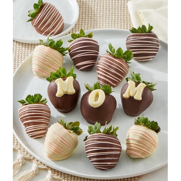 From You Flowers - Love Mom Chocolate Covered Strawberries for Birthday, Anniversary, Get Well, Congratulations, Thank You, All Occasions