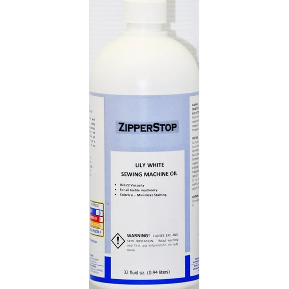 Sewing Machine Oil ~ Lily White ~ 32 Fluid OZ.(0.94 liters) Made in U.S.A.