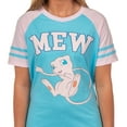 thumbnail image 3 of Pokemon Pajama Women's Varsity Raglan Sleep Shirt V-Neck Nightgown, 3 of 4