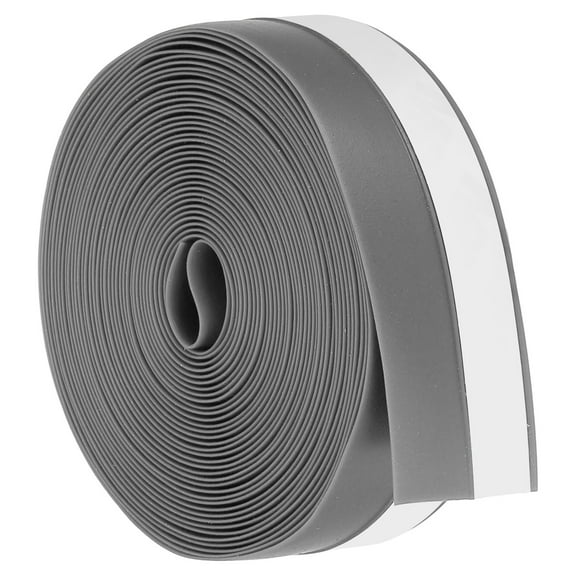 Uxcell 16.4Ft Weather Stripping Door Seal, 1"W Silicone Sealing Tape, Grey