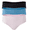 Black/Niagara/Lilac Snow, variant on Mills by Millie Bobby Brown Women's Softie Rib Hipster Panties, 3-Pack, Sizes XS-XXXL