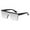 White, variant on Oversized Frame Connected Sunglasses Street Style Driving Eyewear Lightweight Comfortable Unisex Fashion