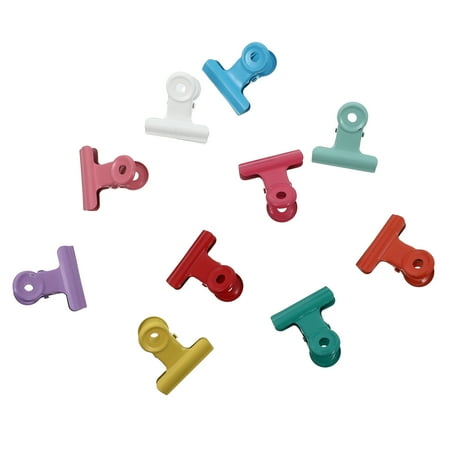 

10Pcs Snack Bag Clips Metal Bag Clamps Office Bill Clips Home Food Clips