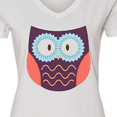 thumbnail image 4 of Inktastic Owl Women's V-Neck T-Shirt, 4 of 5