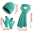 thumbnail image 3 of ZPAQI Knitted Winter Hat Scarf Gloves Suit Women Warm Hat Comfortable Unique Hat, 3 of 20