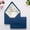 Navy Blue + Goil Foil, variant on 50 count A7 Euro Flap Foil Liner Envelopes, 5x7 Wedding Envelopes, for Invitation, Shower, Cards, Christmas Greeting Cards (Burnt Orange + Goil Foil)
