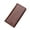 Brown, variant on Mens Long Wallet Stylish Purses with ID Window and Multiple Card Slots Foldable RFID Blocking Bifold Thin Wallets Black