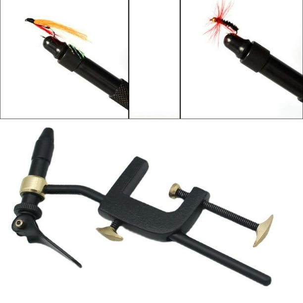 Fly Fishing Tying Tools fly type gear, Rotary Fly Tying 360 degree Rotation  and Multiple Adjustments, Fishing Flies Tying Tools Set 