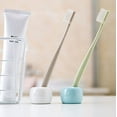 thumbnail image 6 of Mini Ceramic Toothbrush Holder Stand 1 Pack, 6 of 7