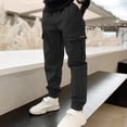 thumbnail image 2 of Zshosam Boys Joggers Little Boys Pants Soft Fashion Comfort Waist Cargo Print Trousers Size 7T 8T,(Black 7-8 Years), 2 of 6