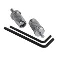 thumbnail image 5 of Chrome Metal Plated Roller Saddle Tune-O-Matic Bridge for Les Paul Style Electric Guitar Replacement, 5 of 5