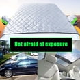 thumbnail image 3 of QAOlDH Thicken Car Cover Extra Large Car Windshield Hood Protection Cover FAST, 3 of 4