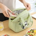 thumbnail image 6 of Cartoon Panda Thermal Lunch Tote Bag, Leakproof Waterproof Insulated Cooler Bag with Front Pocket for Daily Meal Storage, 6 of 6