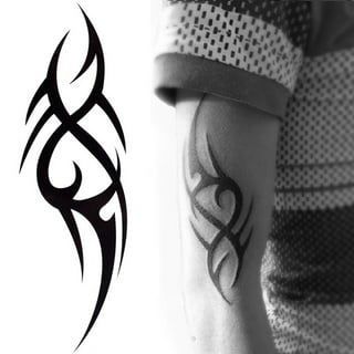 COKTAK 22 Sheets 3D Forearm Half Sleeve Temporary Tattoos For Men