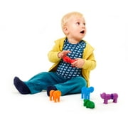 SmartMax My First Safari Animals STEM Magnetic Discovery Building Set with Soft Animals for Ages 1-5