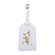 thumbnail image 2 of Etiqueta de equipaje, identificador de etiqueta de cuero, cubierta de privacidad, bolsa de viaje, para hombres, Oro blanco, 2 of 9
