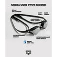 thumbnail image 2 of Arena Cobra Goggles Core Swipe Mirror, 2 of 8