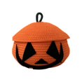 thumbnail image 1 of CAIROYAR Cesta de almacenamiento con forma de calabaza de Halloween con tapa para guardar varios artículos pequeños, lote Z3, 1 of 7