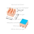 thumbnail image 1 of Tiny Copper Heatsink 6x6x5mm With Thermal Pad Little Smallest Heat Sinks Cooler Radiator For Orange Pi 5 With Thermal Pad 8pcs, 1 of 5