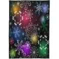 thumbnail image 2 of GZHJMY Vivid Snowflakes Outdoor Tablecloth 60x60In,Rectangle Table Cover Kitchen Dinner for Outdoor and Indoor Party Holiday Hotel BBQ-Christmas606 Home Decor, 2 of 7