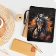 thumbnail image 4 of HELLHERO Polyester Fabric Book Sleeve Cover for Reading Lovers Vintage for Textbook Paperbacks School Supplies Lightweight, 4 of 8