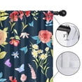 thumbnail image 4 of Blackout Kids Curtains,Pioneer Flower Floral Print Pattern Childrens Insulated Curtains Set Of 2,Bedroom Essentials,Toddler Room Decor 42"x84", 4 of 5