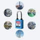 thumbnail image 4 of Candados de seguridad Zulema Azul Candados para equipaje, 4 of 7